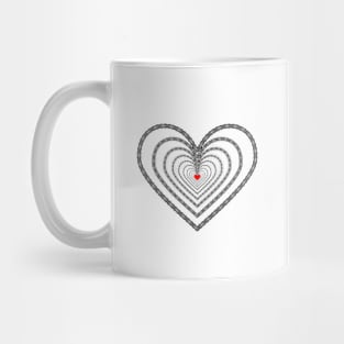 Chain-ed heart Mug